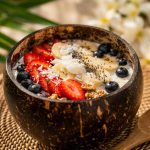 Natural coconut bowl