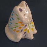Handmade ceramic Cat ornament gift idea