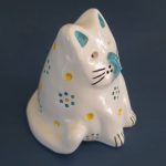 Mystery Cat Ceramic Ornament