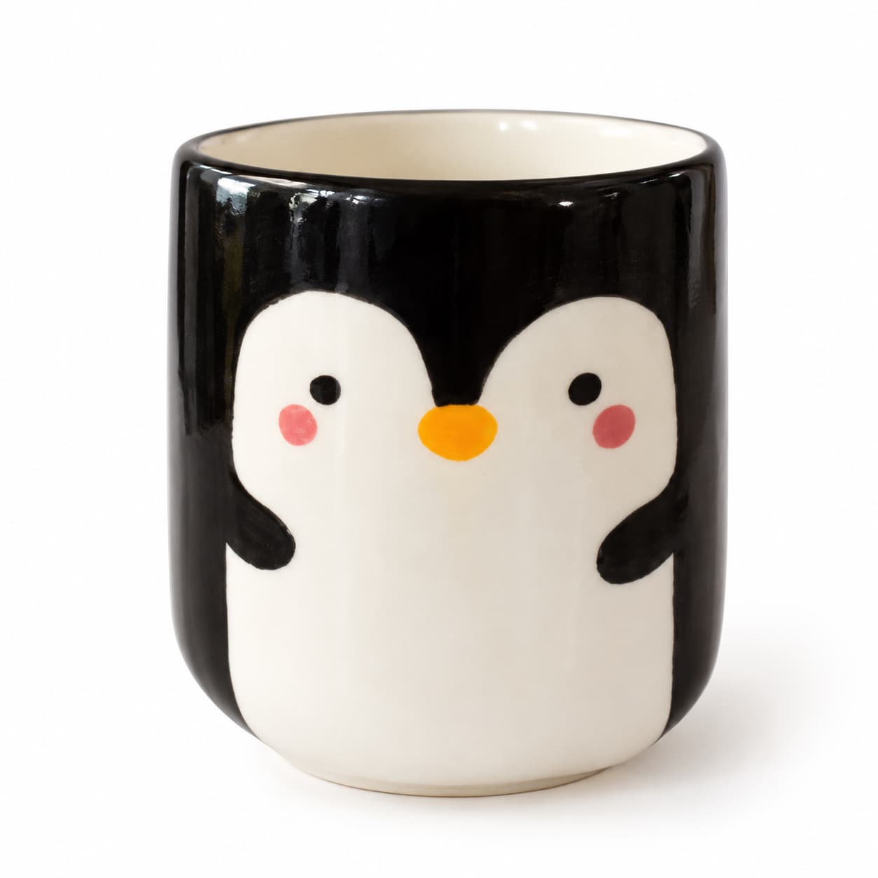 penguin cup mug