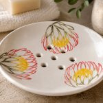 Protea soap dish hand made