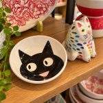Jewellrey bowl cat themed with cat ornament