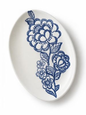 Blue oval Rose small hero